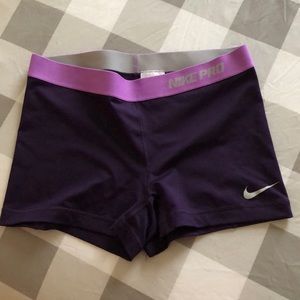 Nike pro spandex shorts (shorter version)